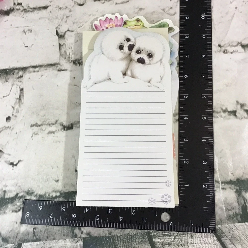 Colorbok Magnetic List Pads Note‎ Pads Lot Of 3 Baby Seals Lets Getting Hopping